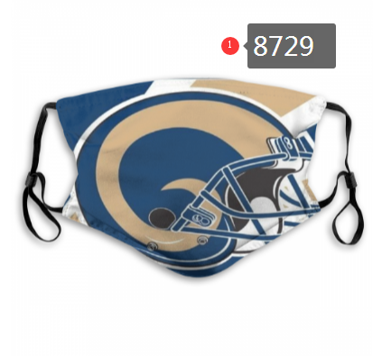 NFL 2020 Los Angeles Rams  Dust mask with filter-0